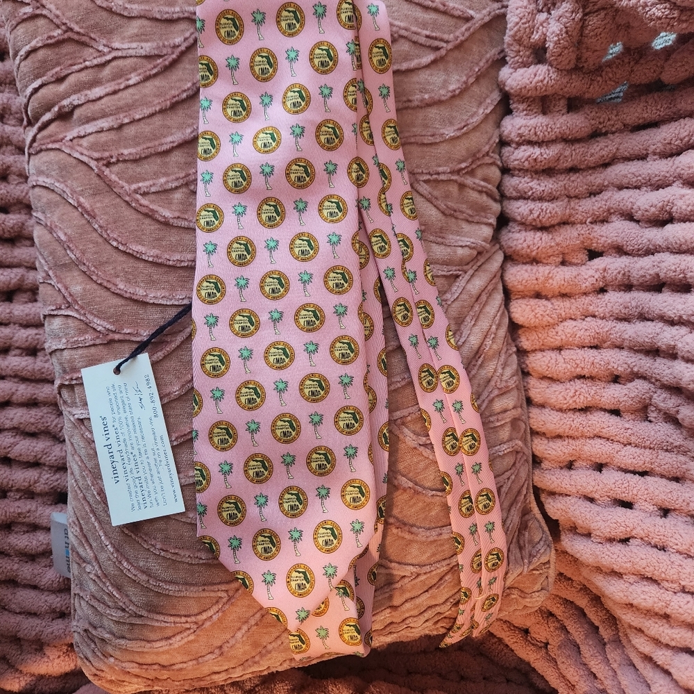Pink Patterned Tie